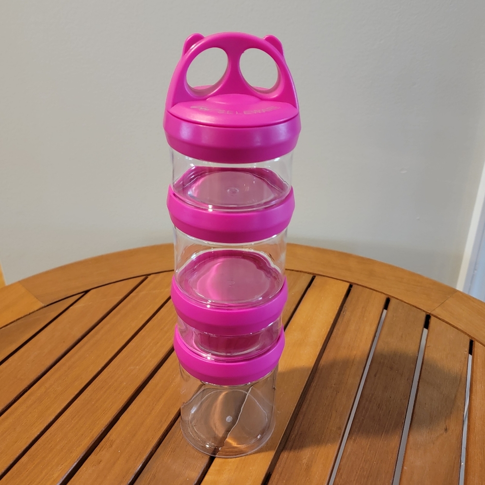 SELEWARE Stackable Snack Jars Twist Lock Stackable Containers Set Food Storage - Picture 6 of 8